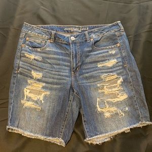 American Eagle AE TomGirl Bermuda Jeans Shorts 14